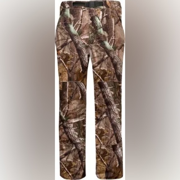 NWT Men’s Under Armour RealTree AP Camo Derecho Windproof ColdGear Pants SZXXL - Picture 2 of 11